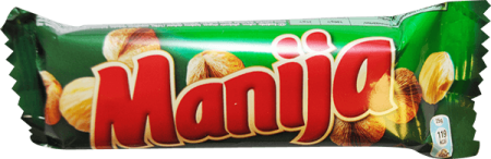 Manija - Chocolate Bar with Hazelnuts 49g