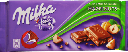 Milka - Milk Chocolate with Hazelnuts 100g