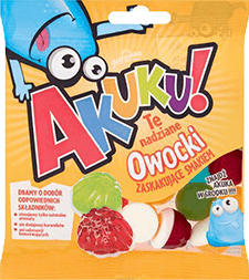 Jutrzenka - Akuku Little Fruits Sweets 90g