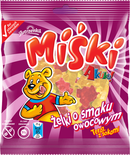 Jutrzenka - Akuku Teddy Bears Sweets 90g