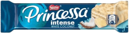 Princessa - Intense White Chocolate Wafer Bar with Coconut 30.5g