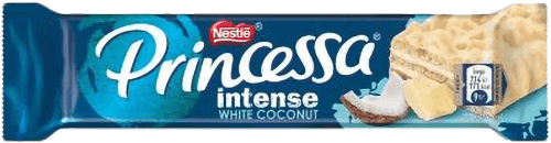 Princessa - Intense White Chocolate Wafer Bar with Coconut 30.5g