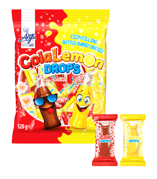 Argo - Sweets Cola Lemon Drops 120g
